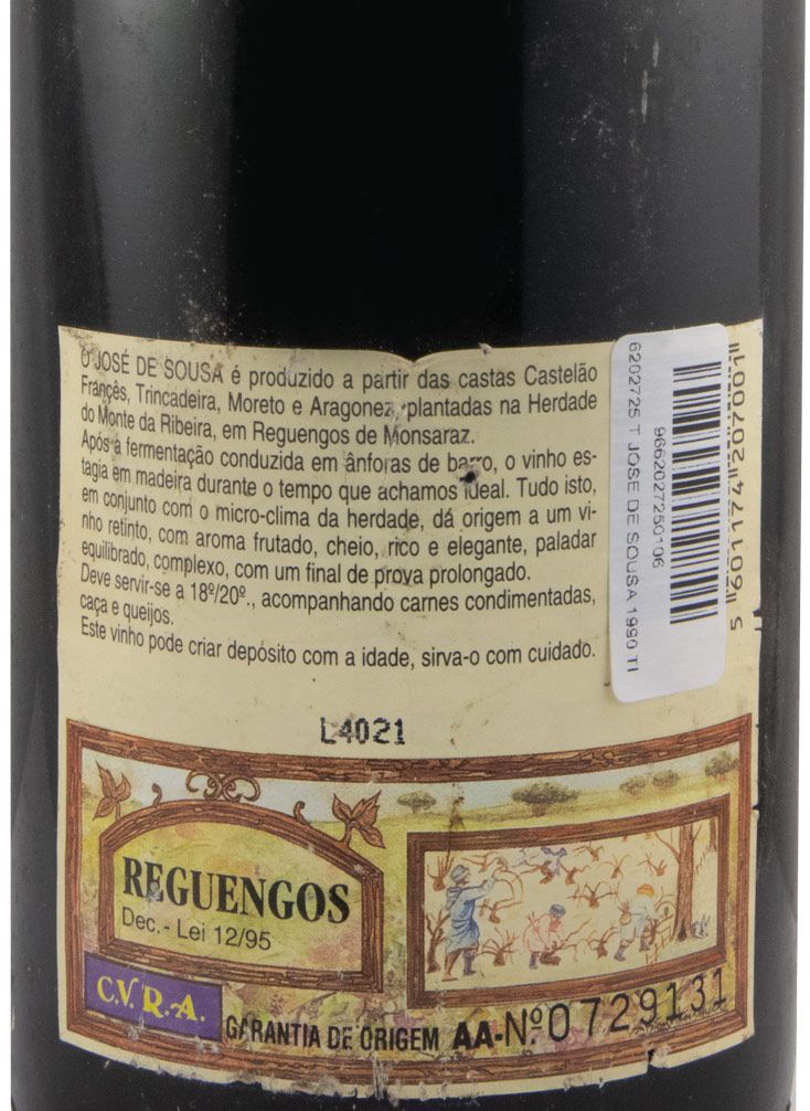 1990 José Maria da Fonseca José de Sousa red Velho red