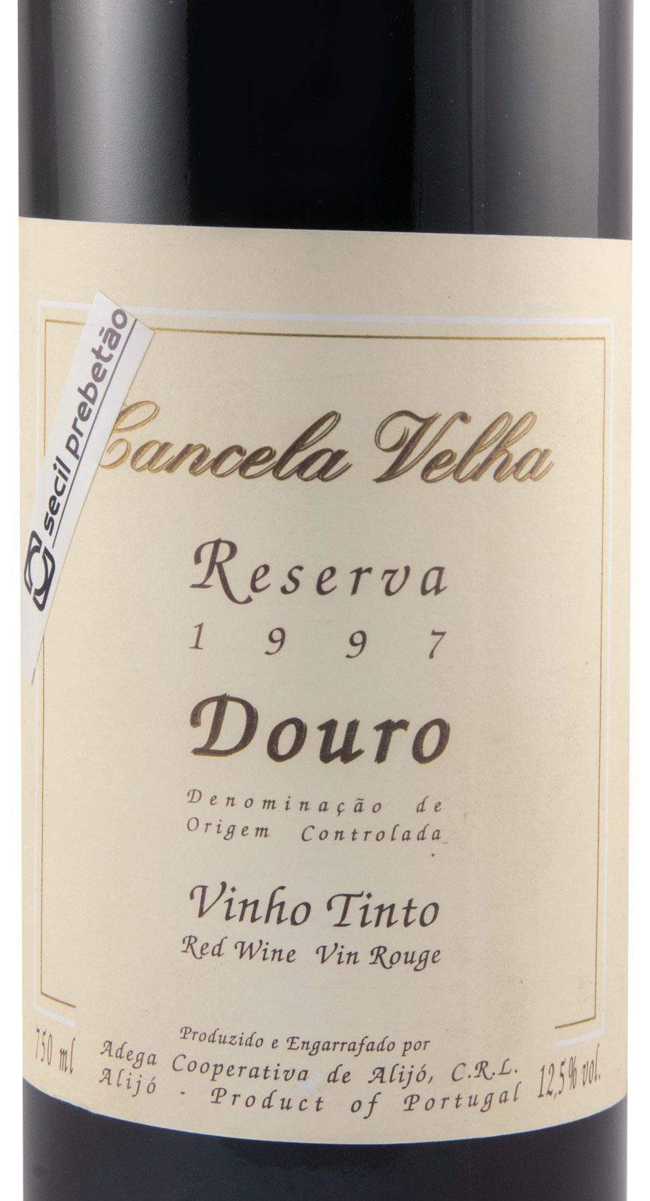 1997 Cancela Velha Reserva red