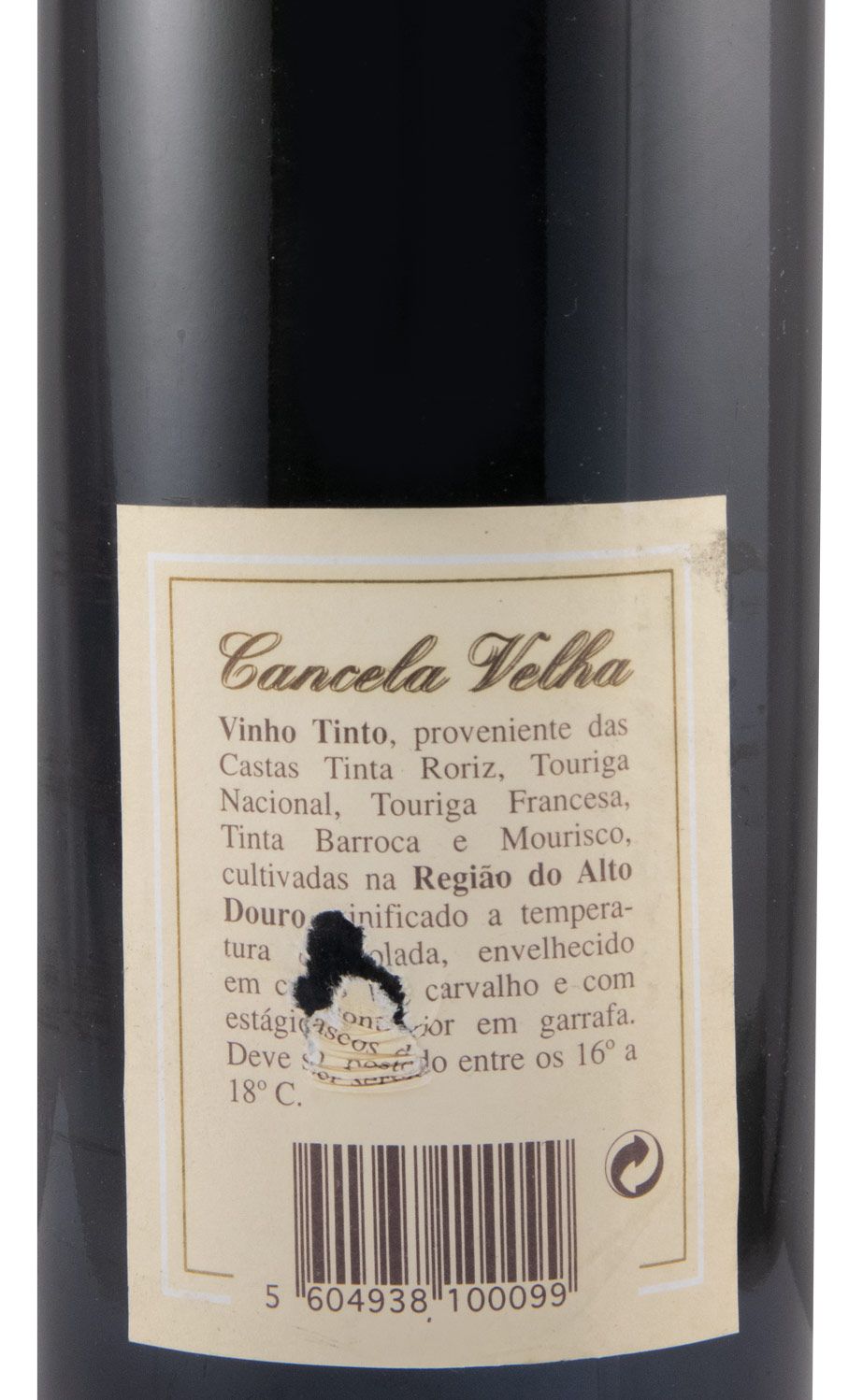 1997 Cancela Velha Reserva red