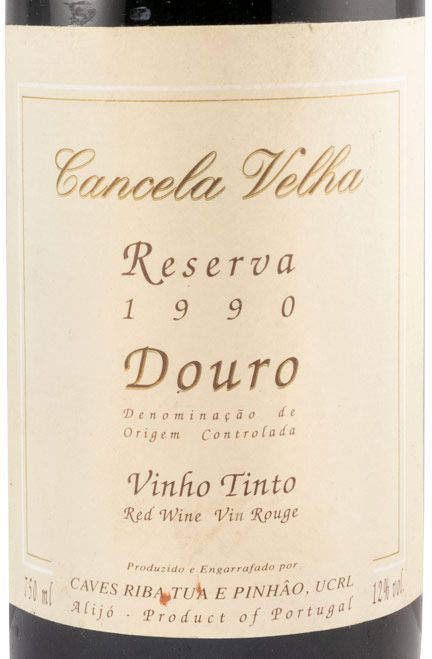 1990 Cancela Velha Reserva tinto