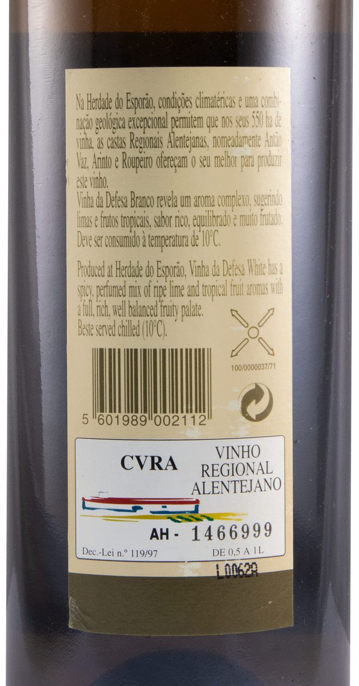 1999 Herdade do Esporão Vinha da Defesa white
