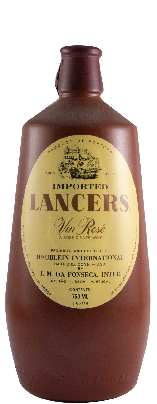 José Maria da Fonseca Lancers rosé (garrafa em barro)