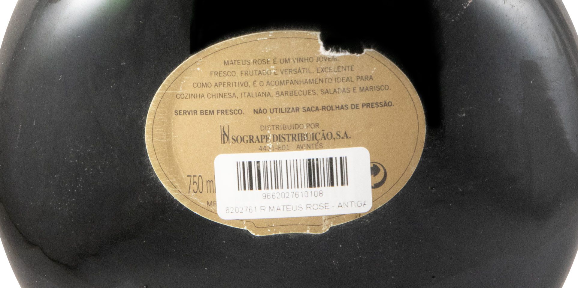 Mateus rosé (garrafa antiga)