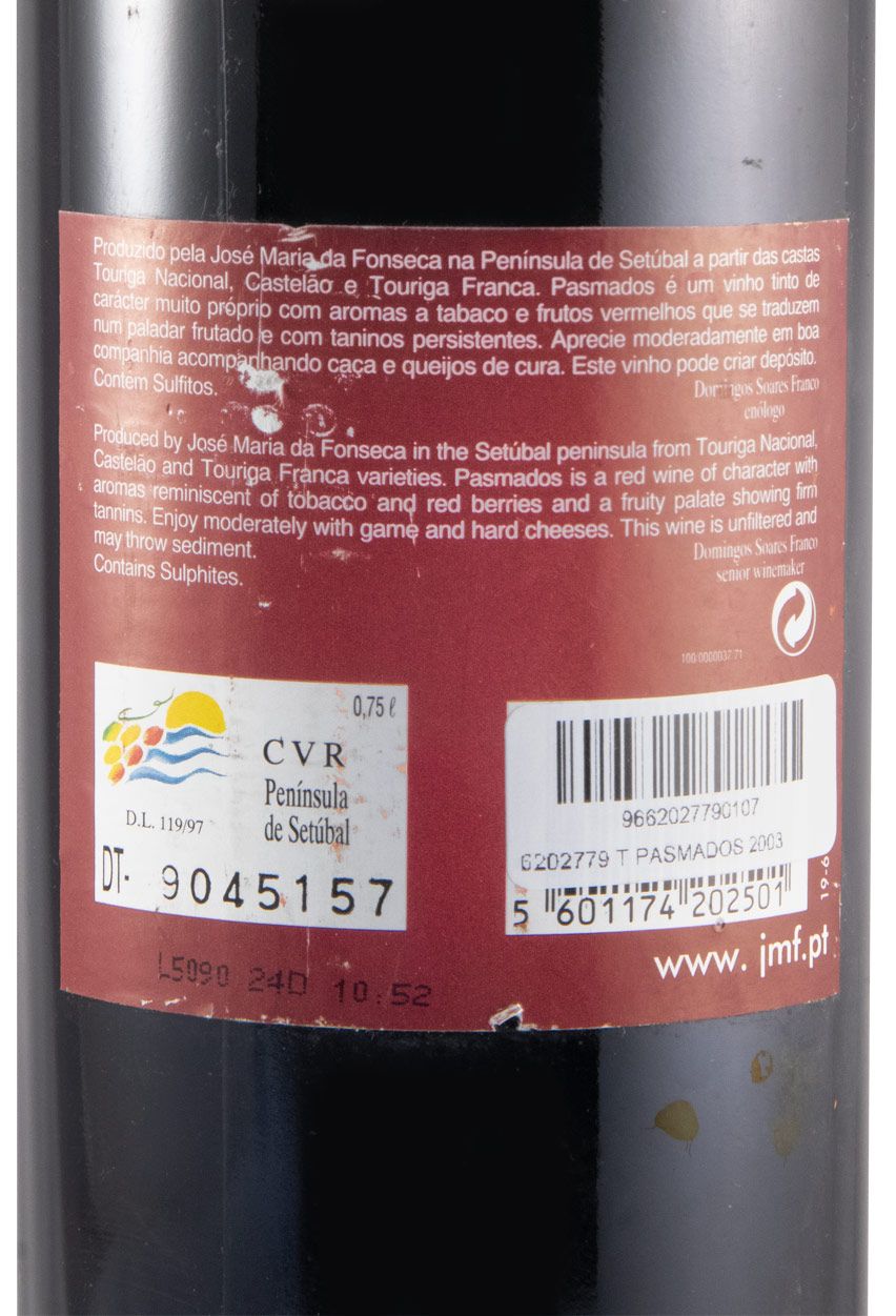 2003 José Maria da Fonseca Pasmados red