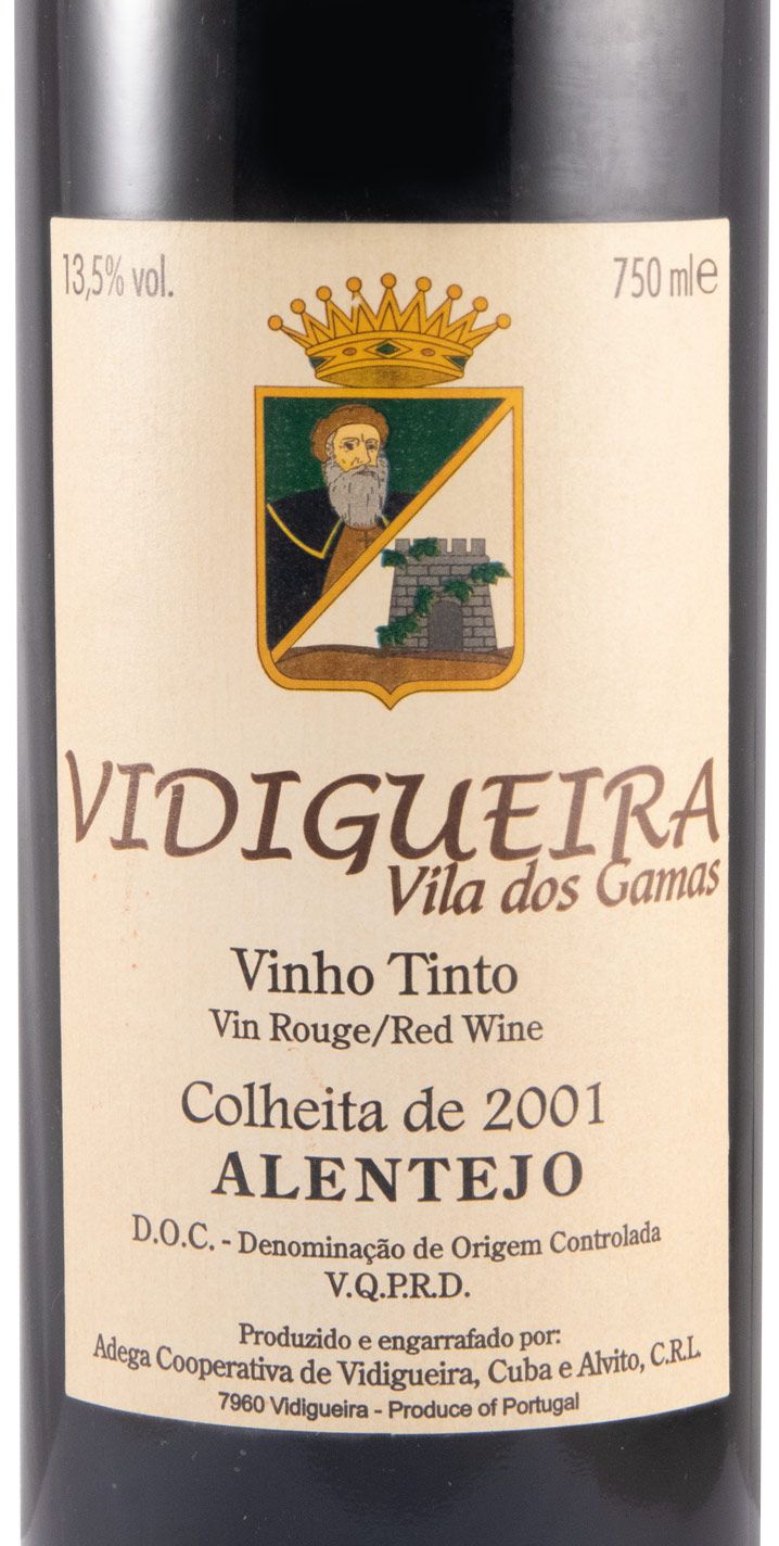 2001 Vidigueira Vila dos Gamas tinto