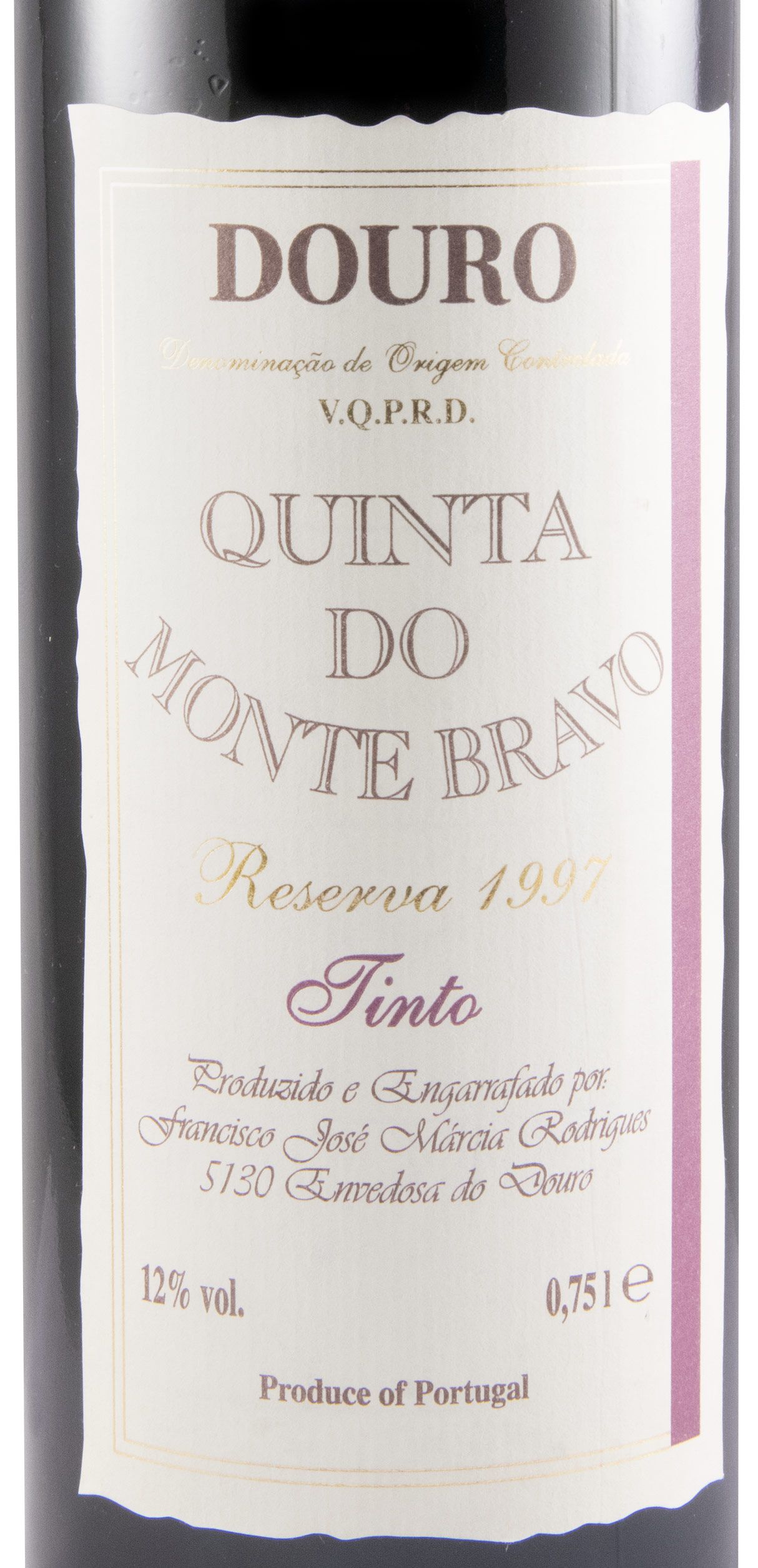 1997 Quinta do Monte Bravo Reserva red