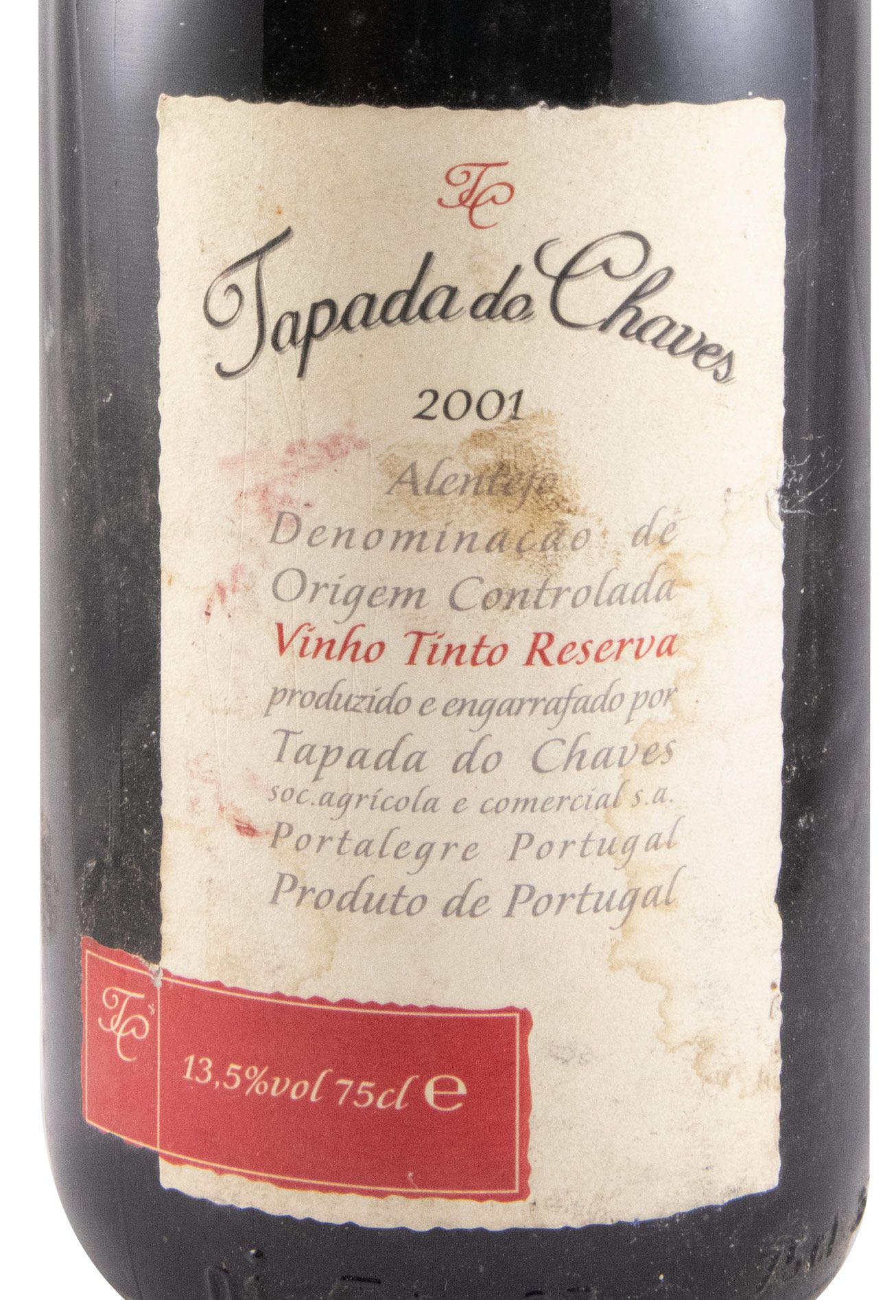 2001 Tapada do Chaves Reserva red