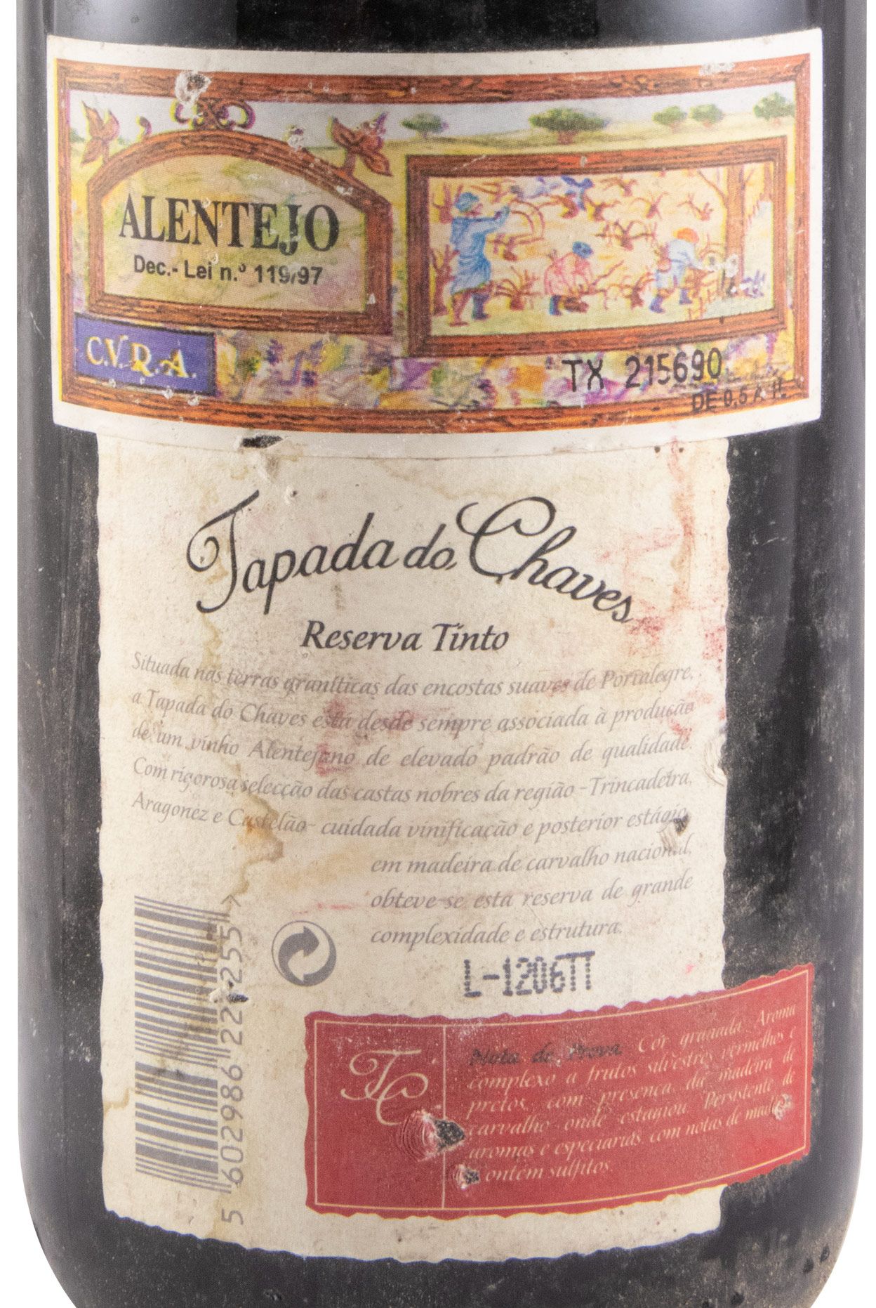 2001 Tapada do Chaves Reserva red