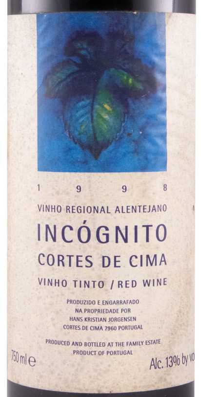 1998 Cortes de Cima Incógnito red