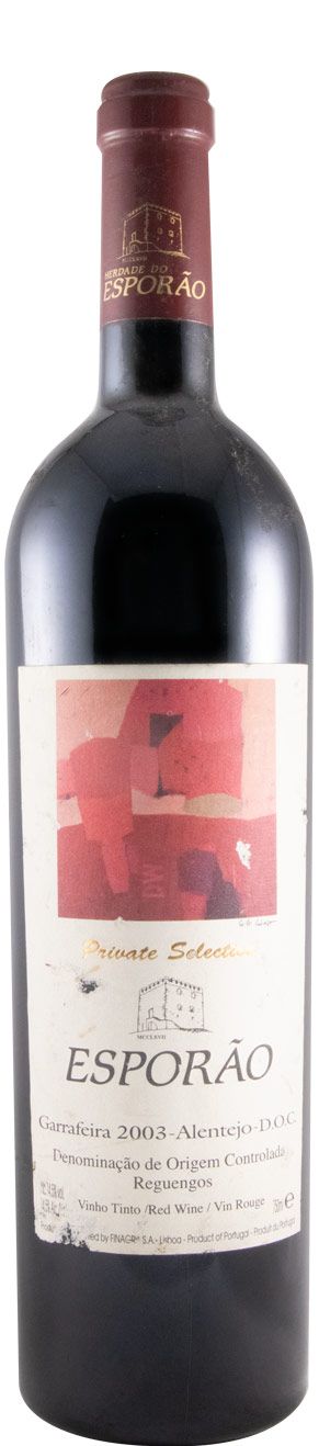 2003 Esporão Garrafeira Private Selection red