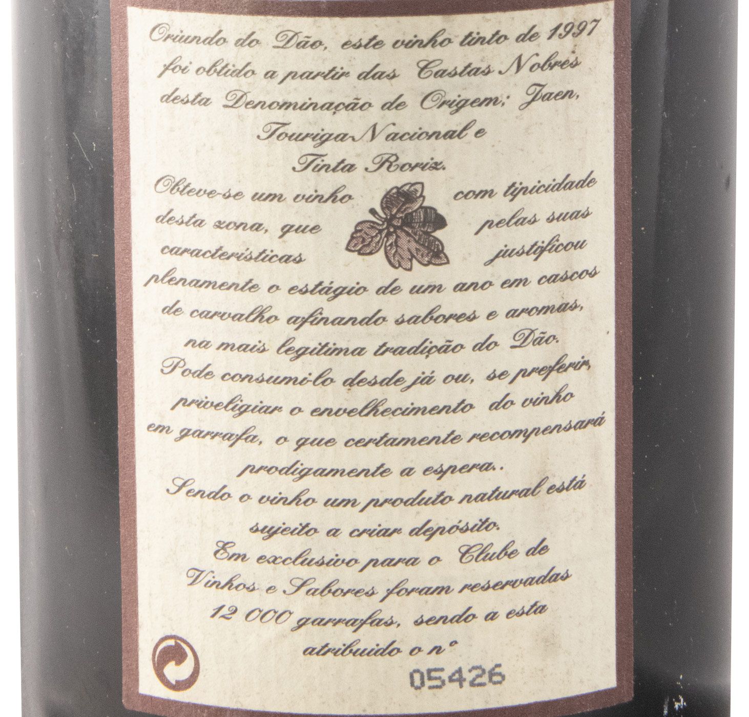 1997 Clube Vinhos & Sabores Dão tinto