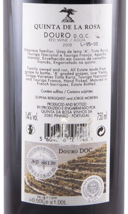 2008 Quinta de La Rosa tinto