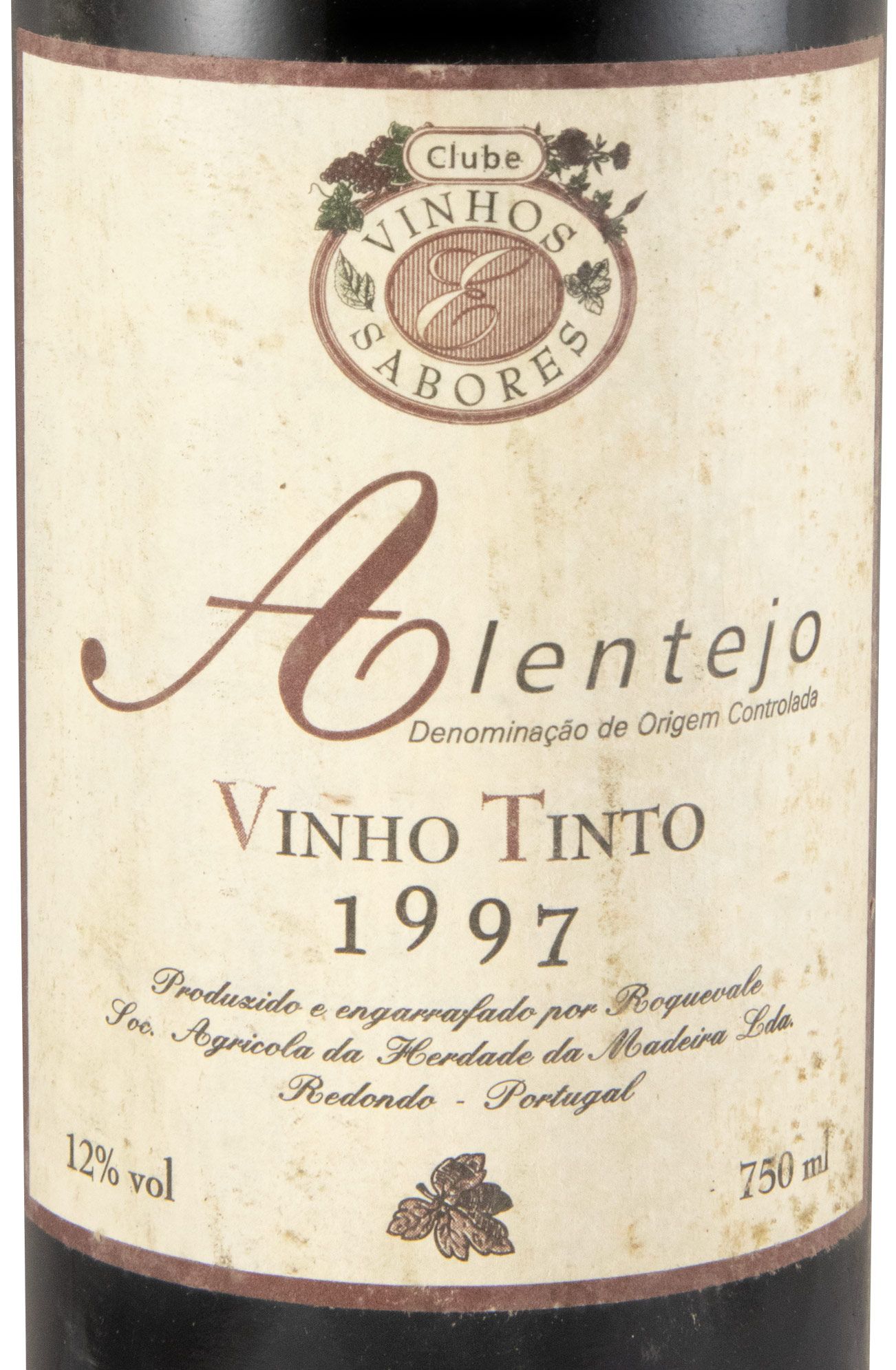 1997 Clube Vinhos e Sabores Alentejo tinto