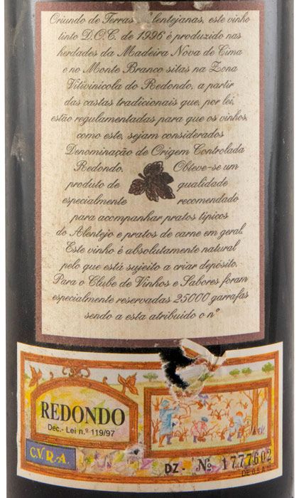 1996 Clube Vinhos e Sabores Redondo red