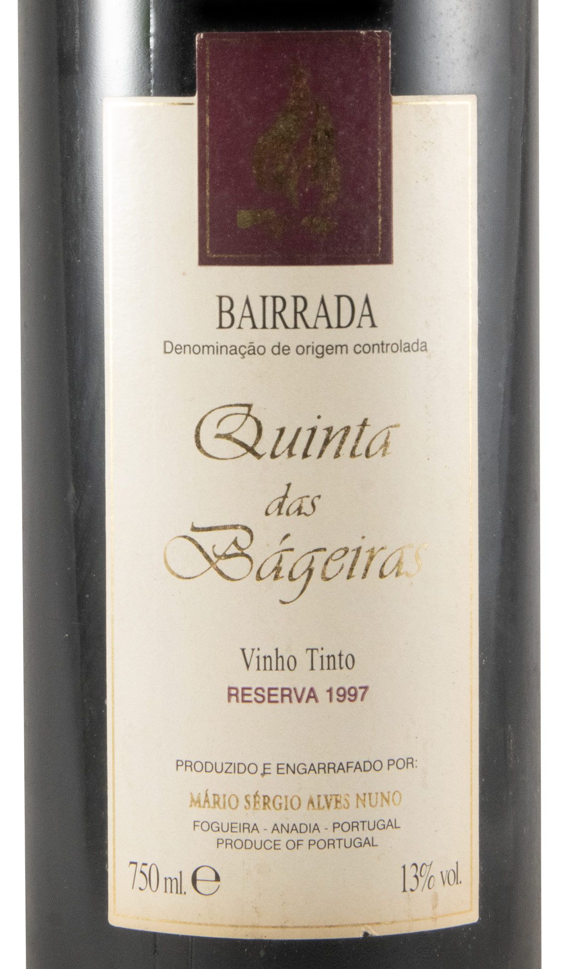 1997 Quinta das Bágeiras Reserva tinto