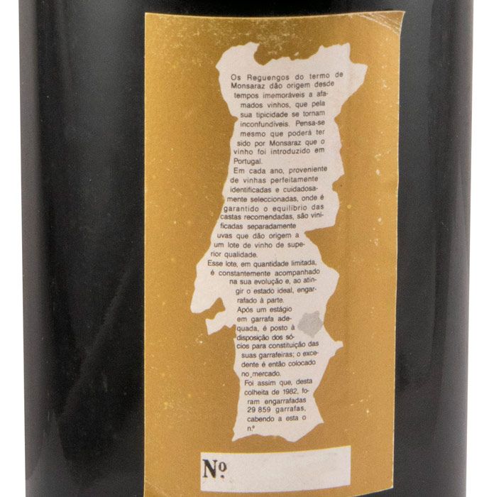 1982 Reguengos Garrafeira dos Sócios tinto