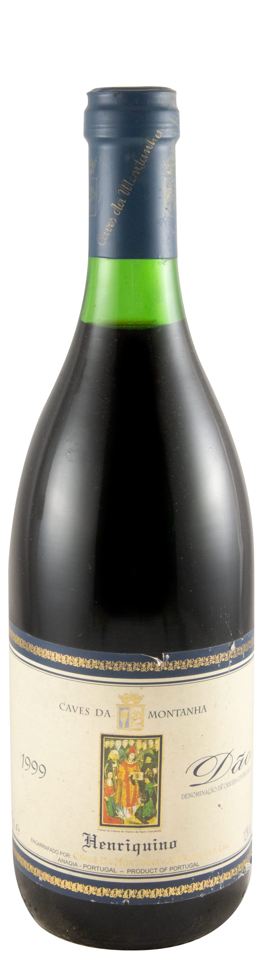1999 Caves da Montanha Henriquino red (damaged label)