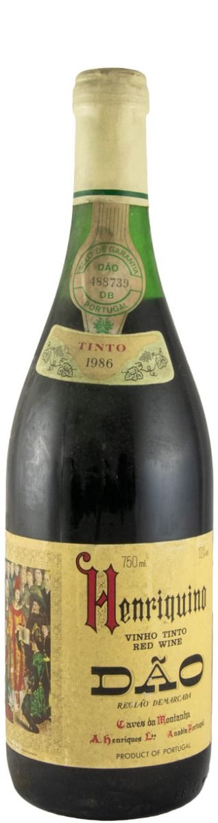 1986 Caves da Montanha Henriquino tinto