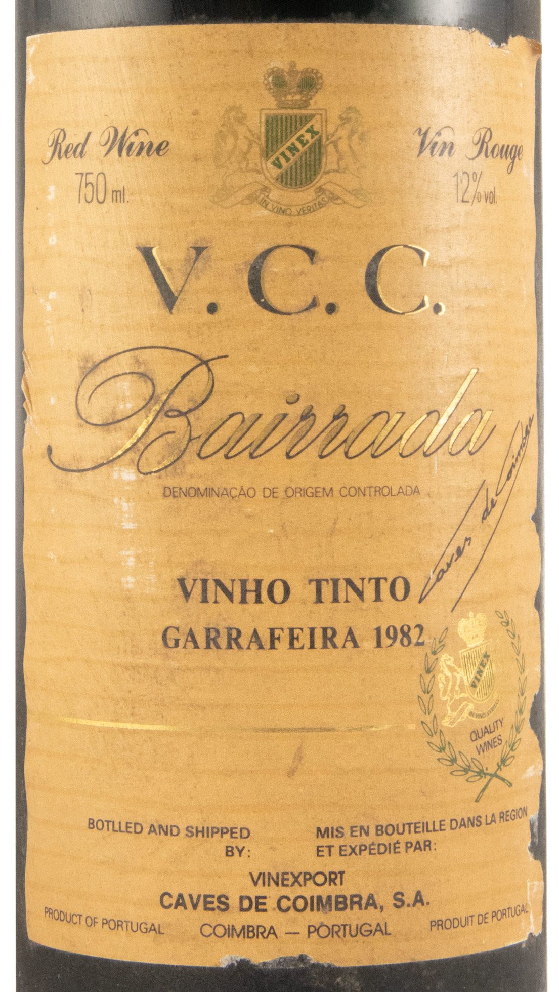 1982 Caves de Coimbra Garrafeira tinto