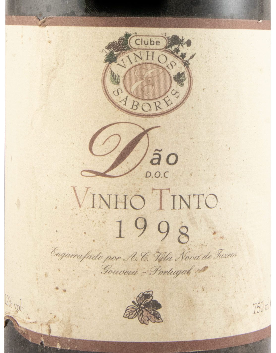 1998 Clube Vinhos e Sabores Dão Gouveia tinto