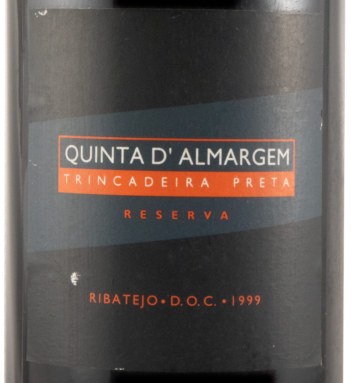 1999 Quinta d'Almargem Trincadeira Preta Reserva tinto