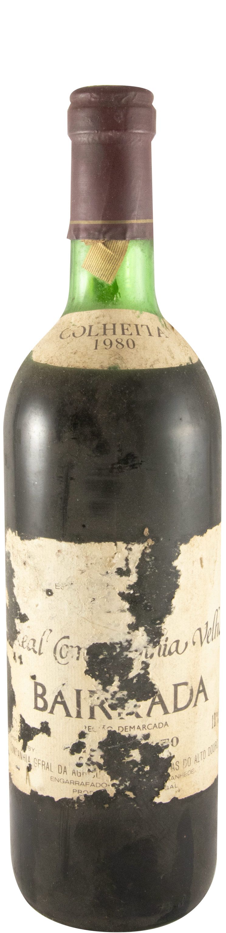 1980 Real Companhia Velha Colheita Bairrada tinto (rótulo danificado)