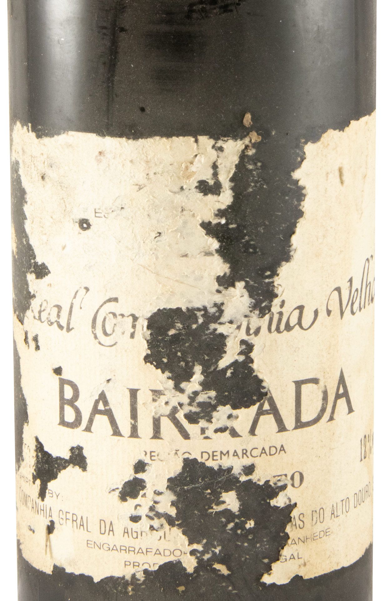 1980 Real Companhia Velha Colheita Bairrada tinto (rótulo danificado)
