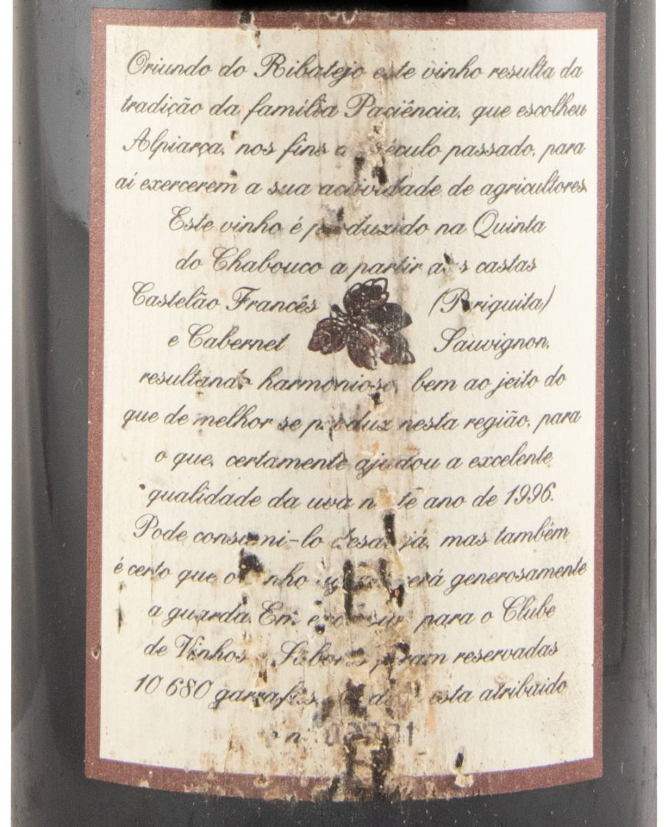 1996 Clube Vinhos e Sabores Ribatejo tinto