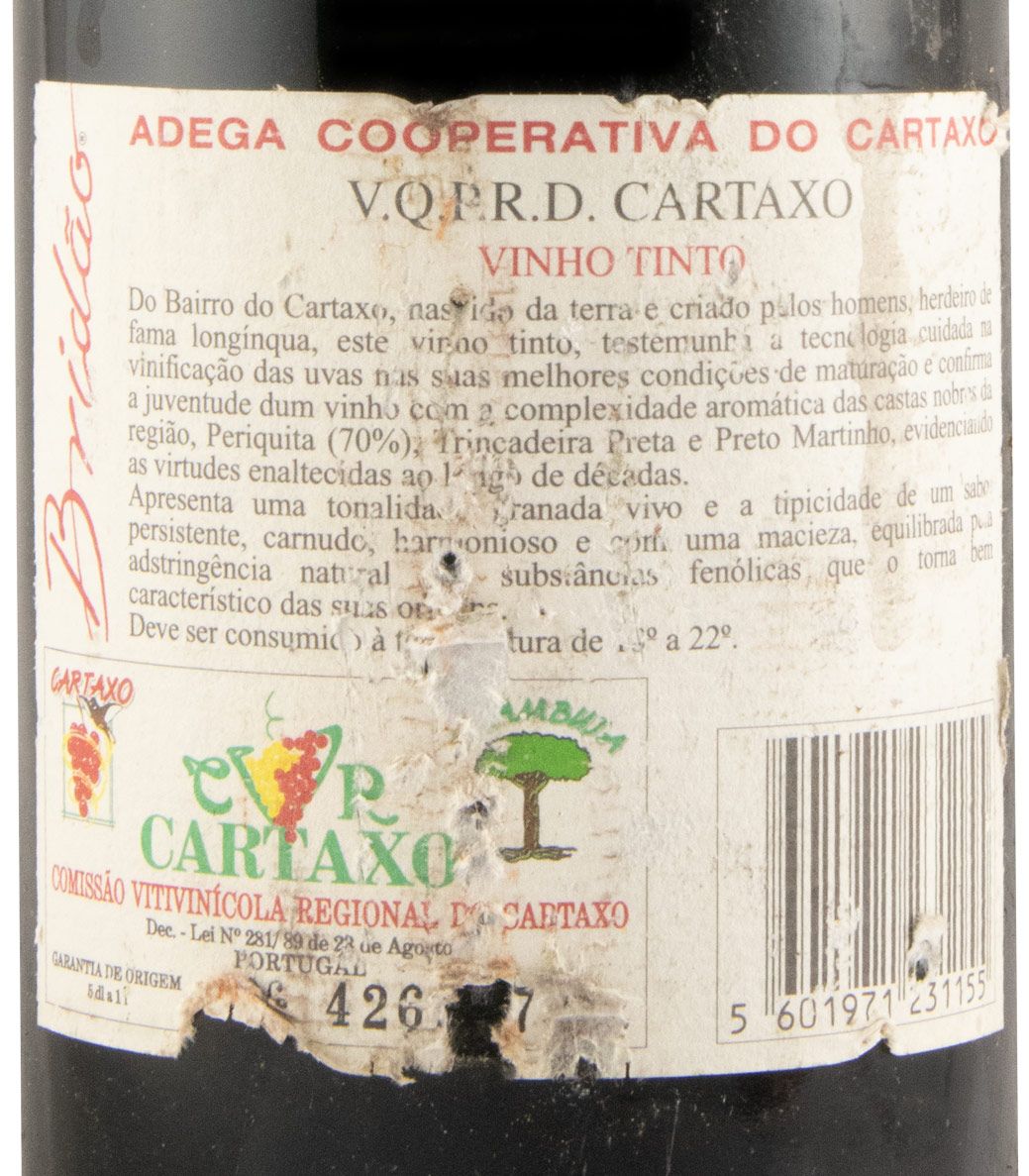 1995 Bridão red (damaged label)