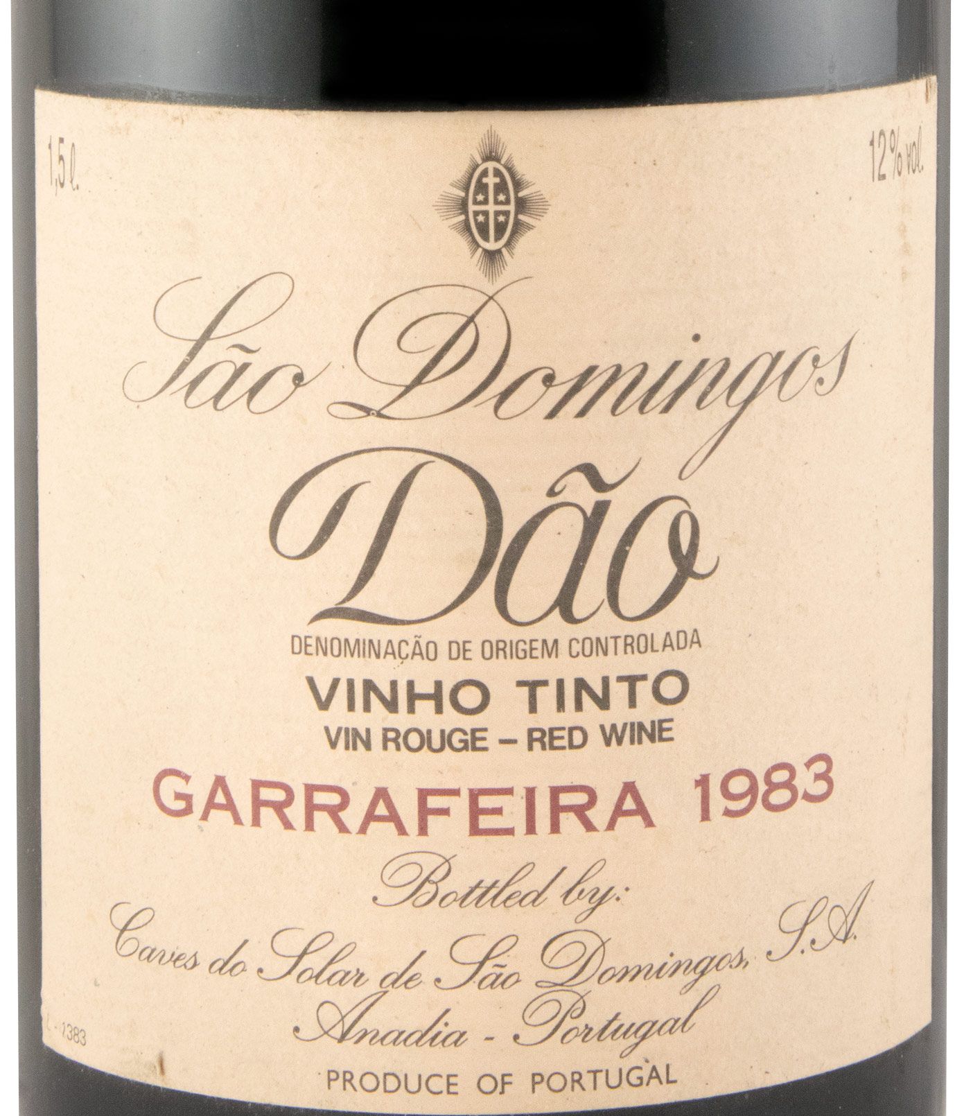 1983 São Domingos Garrafeira tinto 1,5L