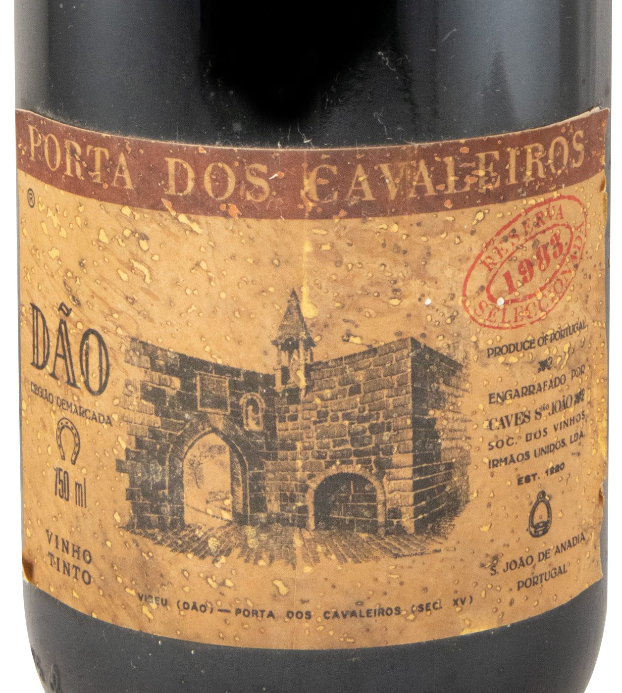 1983 Porta dos Cavaleiros Reserva red