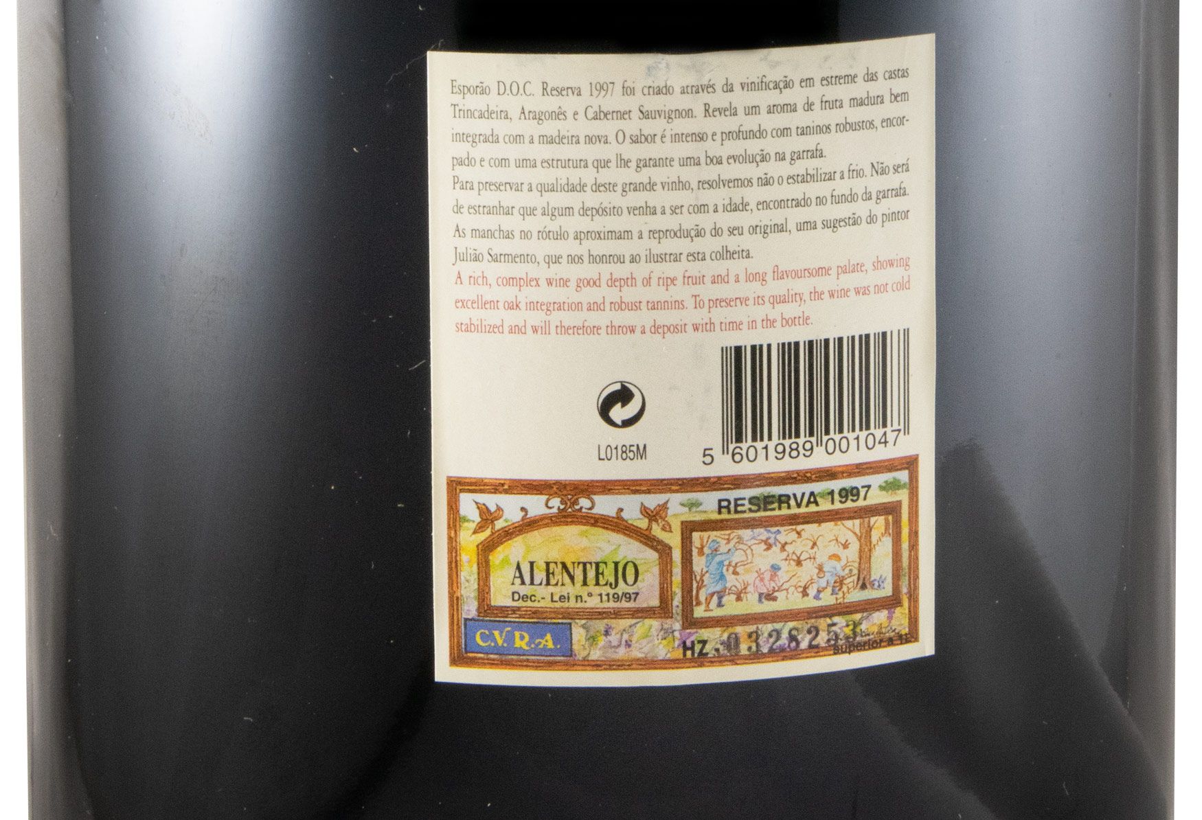 1997 Esporão Reserva tinto 5L