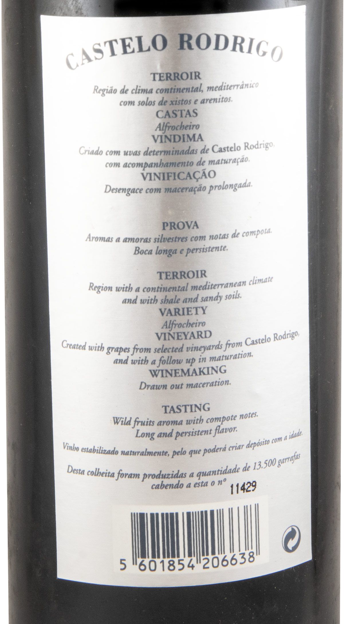 2004 Castelo Rodrigo Alfrocheiro tinto