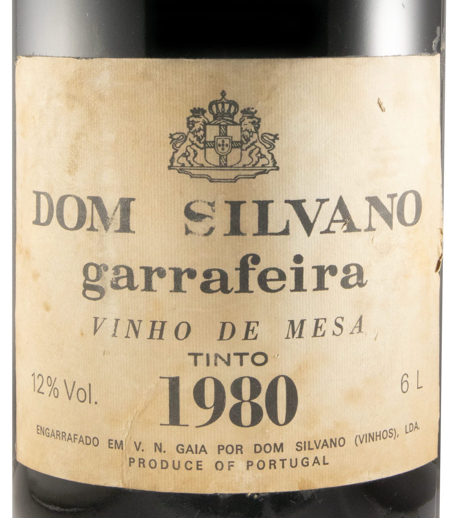 1980 Dom Silvano Garrafeira tinto 6L