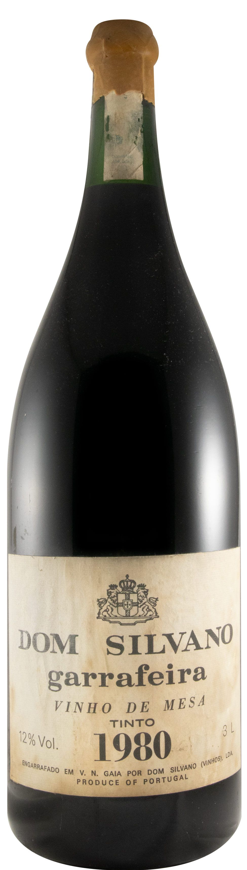 1980 Dom Silvano Garrafeira red 3L