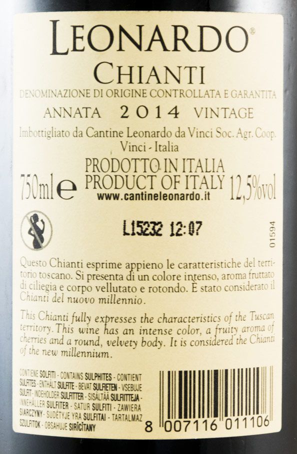 2014 Chianti Leonardo tinto