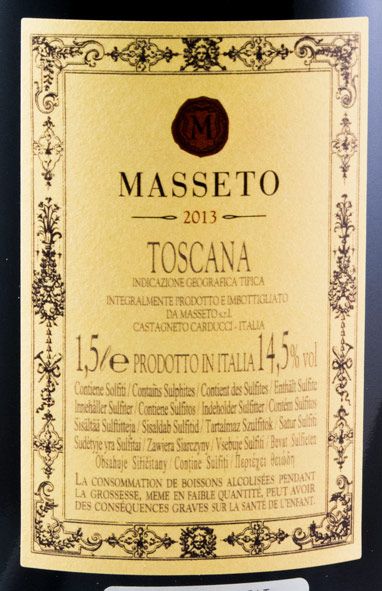 2013 Masseto Toscana tinto 1,5L