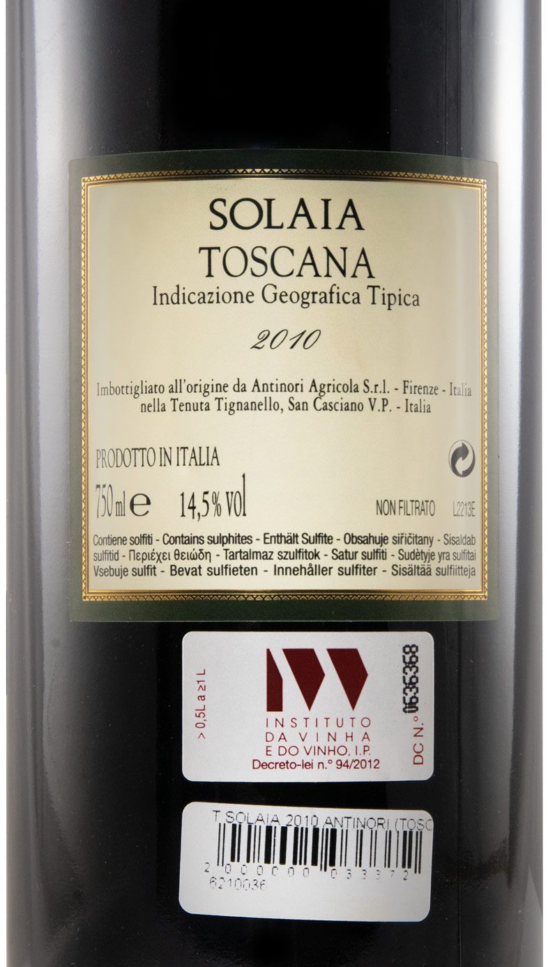 2010 Solaia red