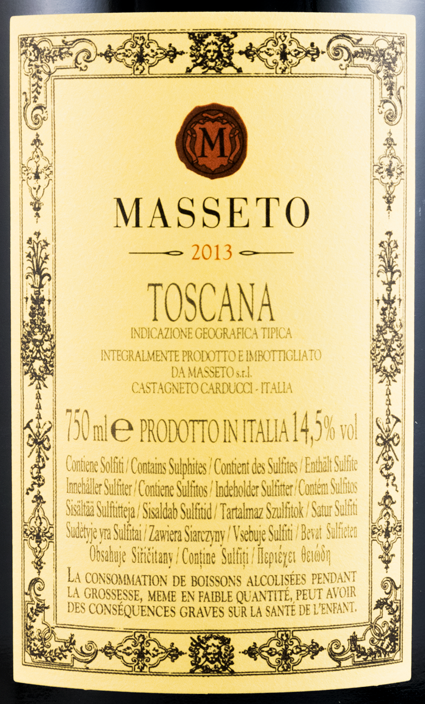 2013 Masseto Toscana tinto