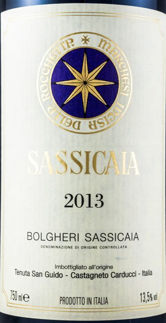 2013 Tenuta San Guido Sassicaia Bolgheri tinto