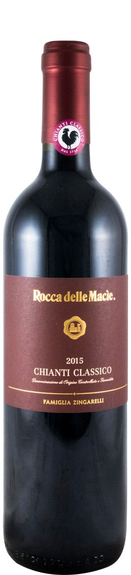 2015 Rocca Delle Macie Famiglia Zingarelli Chianti Classico red