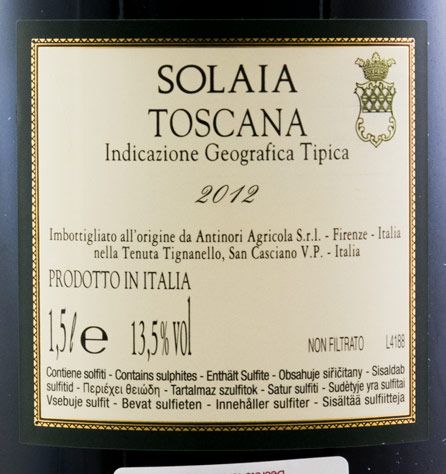 2012 Solaia red 1.5L