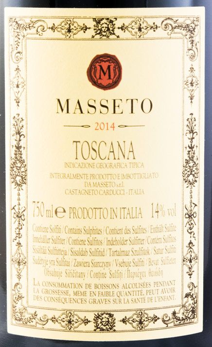 2014 Masseto red
