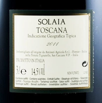 2011 Solaia red 3L