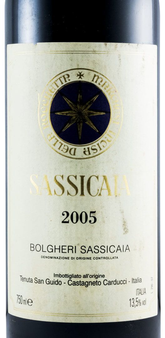 2005 Tenuta San Guido Sassicaia Bolgheri tinto