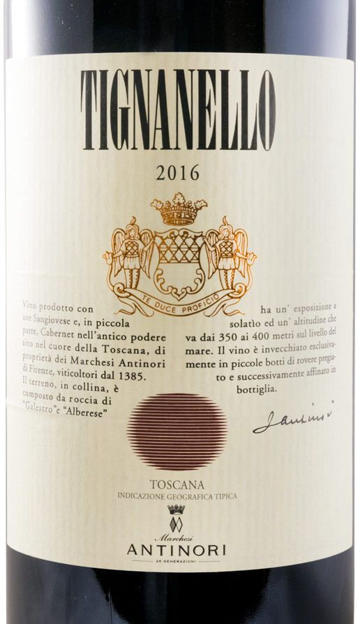 2016 Tignanello red 1.5L