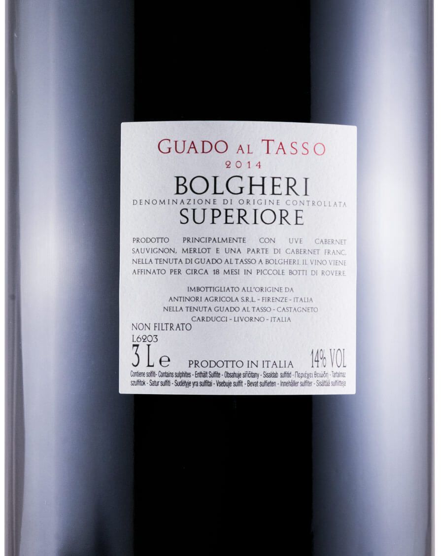 2014 Tenuta Guado al Tasso Bolgheri Superiore tinto 3L