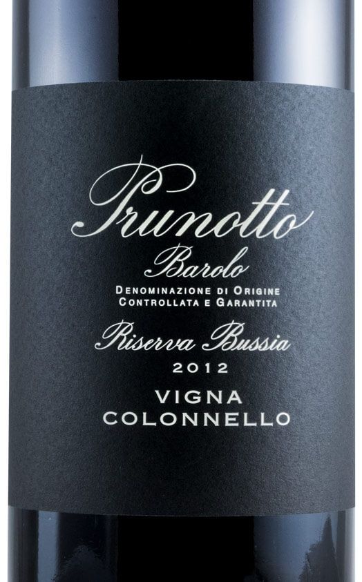 2012 Prunotto Vigna Colonnello Riserva Bussia Barolo tinto