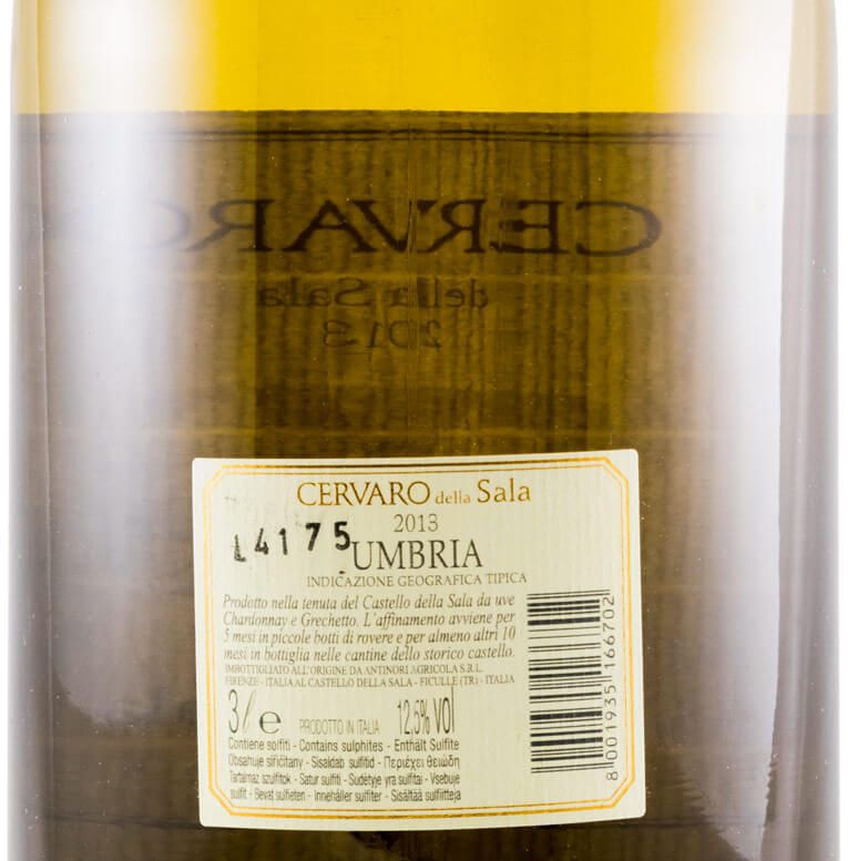 2013 Castello della Sala Cervaro della Sala branco 3L