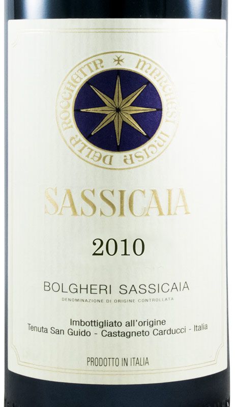 2010 Tenuta San Guido Sassicaia Bolgheri tinto 3L